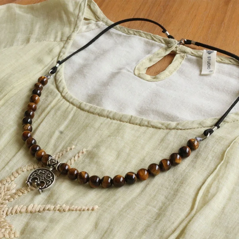 Slavic Jewelry Makeing For Women Pendant, Viking rune Tribal Brooch Middle Ages Lunula Jewelry volcanic stone diy necklace