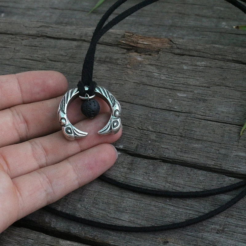 viking odin's raven ring cute bird rings men necklace Viking wedding ring. crow pendant  Pagan Jewellery
