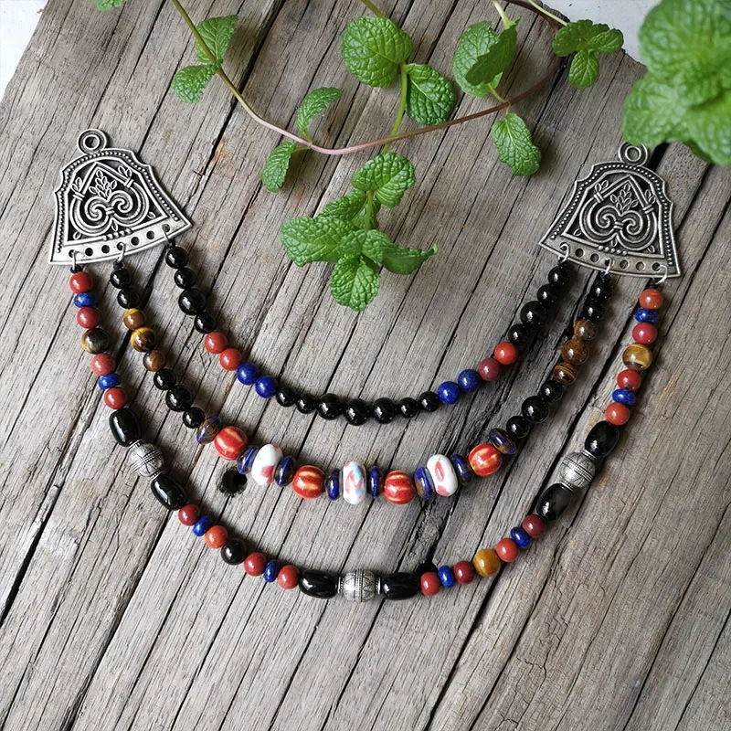 1pcs Dropshipping Slavic Jewelry Makeing For Charms Women Pendant, Ethnic Style Viking Brooch Buckle Lunula Jewelry For Cool Men