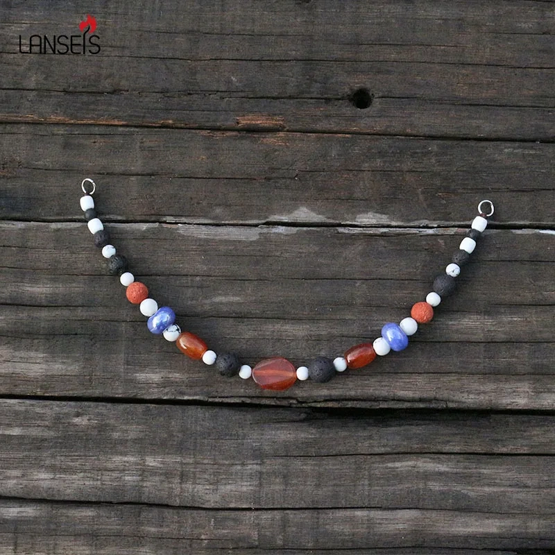 1pcs Dropshipping Slavic Jewelry Makeing For Women Pendant, Viking Style Tribal Brooch Middle Ages Lunula Jewelry For Cool Men