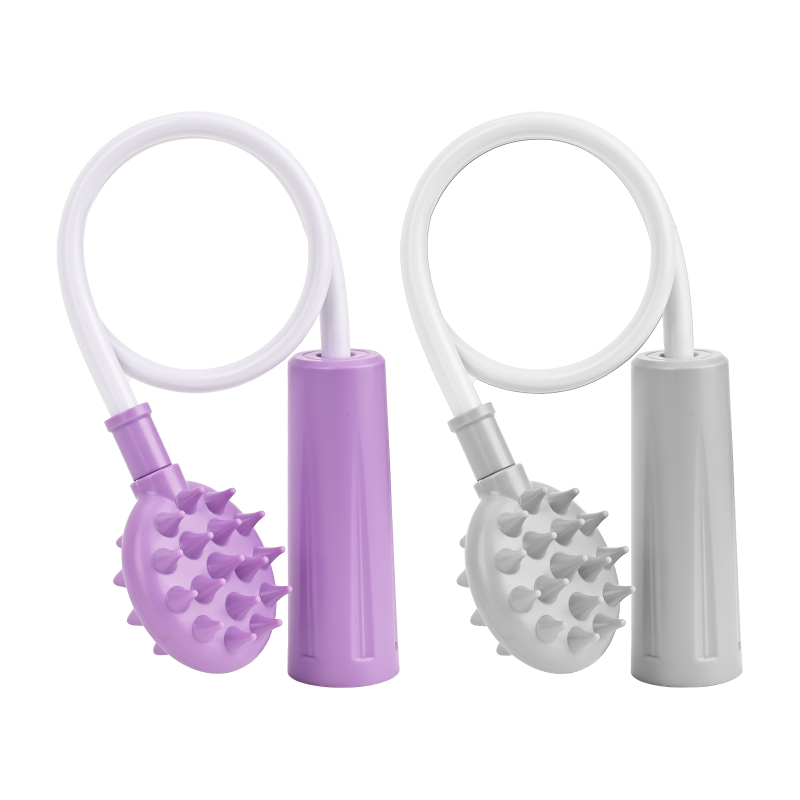 2 Pack Curved Back Scratcher Bundle （Purple&Grey）