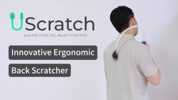 Uscratch Curved Back Scratcher （White）
