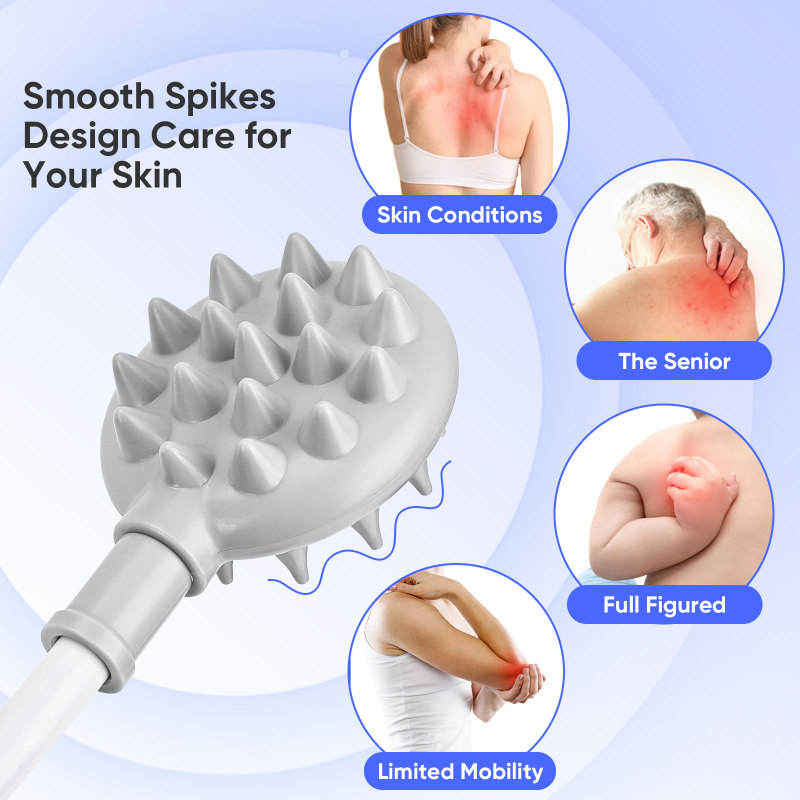 U Scratch Curved Back Scratcher （White）