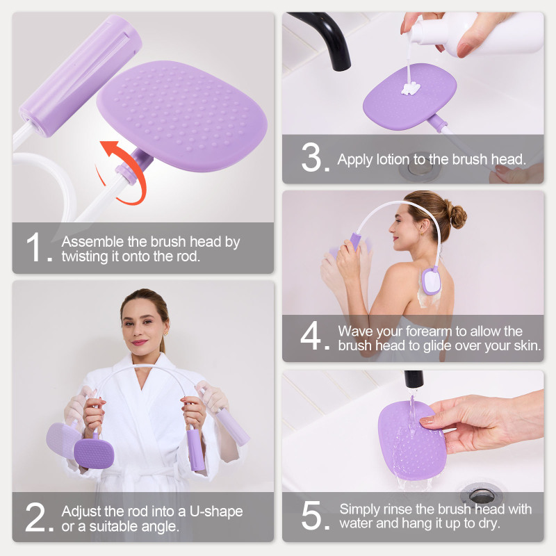 Uscratcher Lotion Applicator for Back (Black)