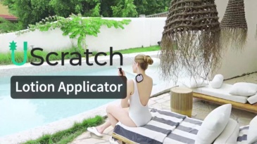 Uscratcher Lotion Applicator for Back (White)