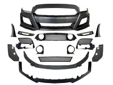 Anyu Auto Body Kits Ford MUSTANG 2010-2014 GT500 Style Front Bumper With Grille Light Hole For V6 & GT
