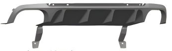 Anyu Auto Body Kits Rock Rear Diffuser For  GT500 Ford MUSTANG 2010-2014