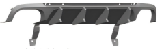 Anyu Auto Body Kits Speed Rear Diffuser For GT500 Ford MUSTANG 2010-2014