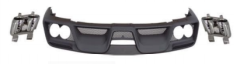 Anyu Auto Body Kits GT350 Rear Diffuser With Tail Tips For Ford MUSTANG 2015-2022