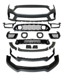 Anyu Auto Body Kits Mach 1 Front Bumper With Grille LED Light For Ford MUSTANG 2015-2022