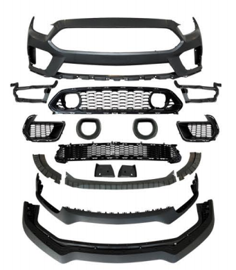 Anyu Auto Body Kits Mach 1 Front Bumper With Grille LED Light For Ford MUSTANG 2015-2022