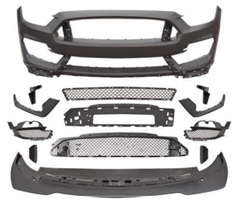 Anyu Auto Body Kits GT350 R Front Bumper For Ford MUSTANG 2015-2022