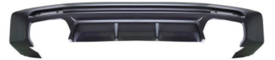 Anyu Auto Body Kits ZL1 RS Dual Outlet Rear diffuser For Chevrolet Camero 2016-2023