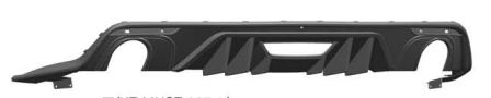 Anyu Auto Body Kits Rock Rear Diffuser Single Outlet For Ford MUSTANG 2015-2022