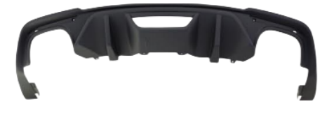 Anyu Auto Body Kits GT Rear Diffuser Dual Outlet For Ford MUSTANG 2015-2022
