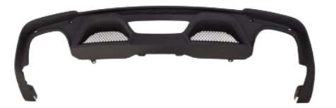 Anyu Auto Body Kits GT350 Rear Diffuser Dual Outlet For Ford MUSTANG 2015-2022