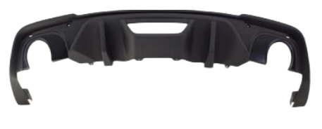 Anyu Auto Body Kits GT Rear Diffuser Single Outlet For Ford MUSTANG 2015-2022