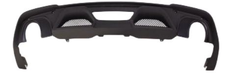 Anyu Auto Body Kits GT350 Rear Diffuser Single Outlet For Ford MUSTANG 2015-2022
