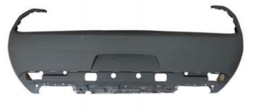 Anyu Auto Body Kits Old To New Challenger Rear Bumper For Dodge Challenger 2015-2022