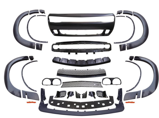 Anyu Auto Body Kits Demon front bumper with wide fender flares For Dodge Challenger 2008-2014