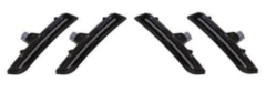 Anyu Auto Body Kits Front&Rear Fender Light/Smoke Black For Chevrolet Camero 2016-2023