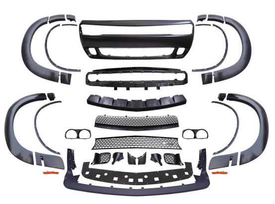Anyu Auto Body Kits Demon front bumper with wide fender flares For Dodge Challenger 2015-2022