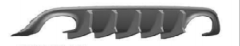 Anyu Auto Body Kits Speed Rear Diffuser Dual Outlet For SRT Bumper Dodge Charger 2015+