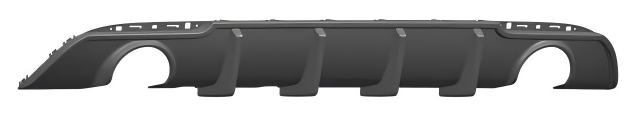 Anyu Auto Body Kits Rock Rear Diffuser For Round Tips Chrysler 2012-2022