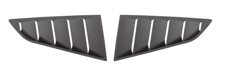 Anyu Auto Body Kits ZR1 Classic Quarter Window Louvers For Chevrolet Corvette  2014-2019