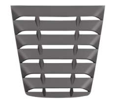 Anyu Auto Body Kits ZR1 PFT Rear Window Louver For Chevrolet Corvette  2014-2019