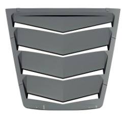 Anyu Auto Body Kits AMPP Rear Window Louver For Chevrolet Corvette  2014-2019