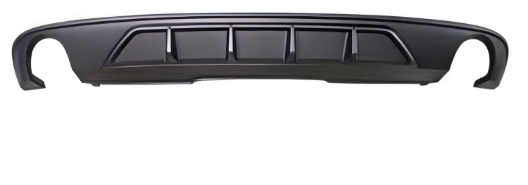 Anyu Auto Body Kits Sport B Rear Diffuser For Normal Audi A4 2016-2022