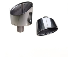 Anyu Auto Body Kits RS4 Tail Pipe Silver For Audi A4 2016-2022