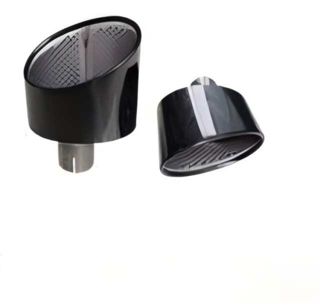 Anyu Auto Body Kits RS4 Tail Pipe Black For Audi A4 2016-2022