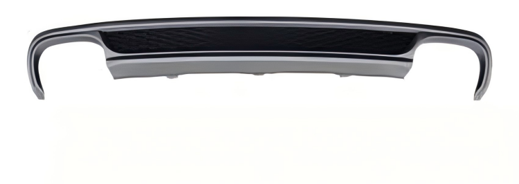 Anyu Auto Body Kits A6 S-line Rear Diffuser For Normal Audi A6 2012-2019+
