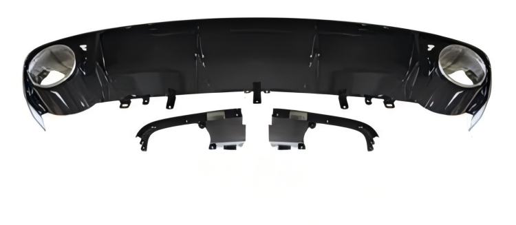 Anyu Auto Body Kits RS6 Rear Diffuser Tail Pipe For Normal Audi A6 2012-2019+