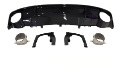 Anyu Auto Body Kits RS7 Rear Diffuser Tailpipe For Normal Audi A7 2012-2019+