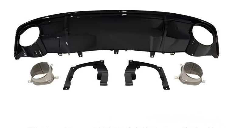 Anyu Auto Body Kits RS7 Rear Diffuser Tailpipe For S-line Audi A7 2012-2019+