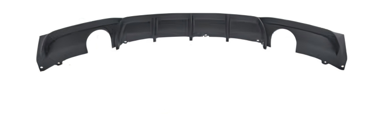 Anyu Auto Body Kits M-Performance Rear Diffuser Matte Black For M-tech BMW 3 SERIES F30 F35