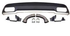 Anyu Auto Body Kits A45 Rear Diffuser Silver For AMG BENZ A CLASS W176 2013-2018