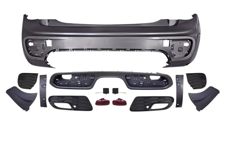 Anyu Auto Body Kits F55 JCW Rear Bumper For MINI F55 F56 F57 2014+
