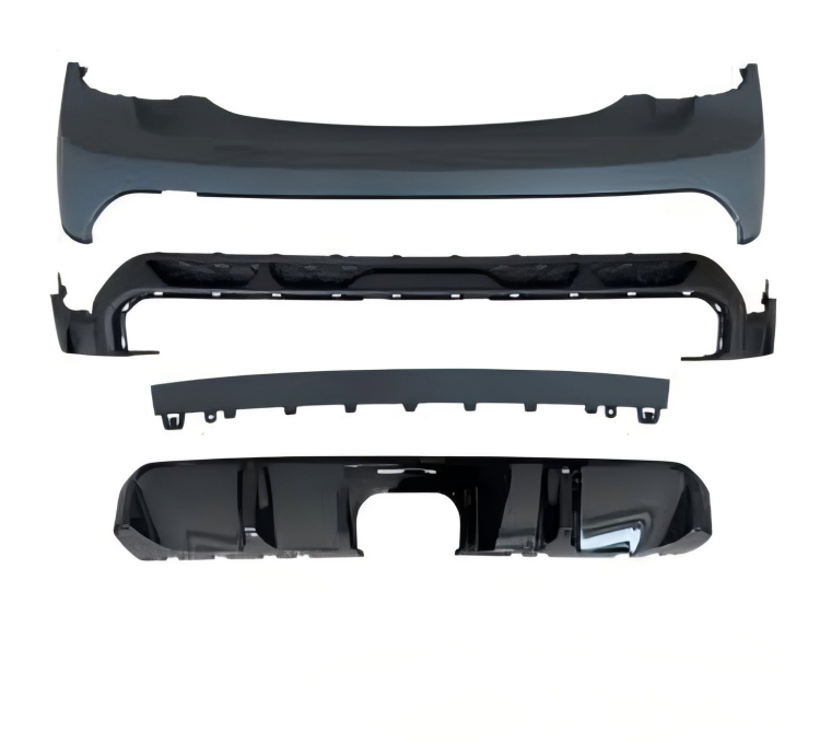 Anyu Auto Body Kits F55 21 JCW Rear Bumper For MINI F55 F56 F57 2014+