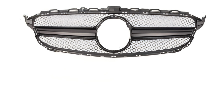 Anyu Auto Body Kits AMG Grille Black For AMG BENZ C CLASS W205 C205 2015-2017