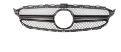 Anyu Auto Body Kits AMG Grille Black For AMG BENZ C CLASS W205 C205 2015-2017