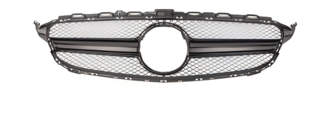 Anyu Auto Body Kits AMG Grille Black For AMG BENZ C CLASS W205 C205 2015-2017