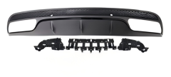 Anyu Auto Body Kits C63 Rear Diffuser Black For AMG Sedan BENZ C CLASS W205 C205 2015+
