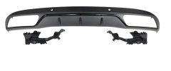 Anyu Auto Body Kits C63 Rear Diffuser For Normal Sedan Black BENZ C CLASS W205 C205 2015+