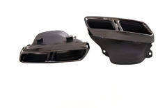 Anyu Auto Body Kits C63S Tail Pipe Black For BENZ C CLASS W205 C205 2015+