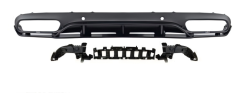 Anyu Auto Body Kits C63 Coupe Edition 1 Rear Diffuser Gloss Black For AMG Coupe BENZ C CLASS W205 C205 2015+