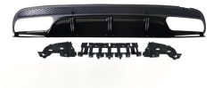 Anyu Auto Body Kits C63 Edition 1 Rear Diffuser Gloss Black For AMG Sedan BENZ C CLASS W205 C205 2015+